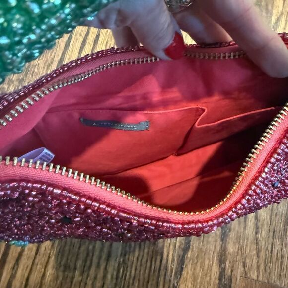 Anthropologie The Tate Beaded Handbag: Fruit Edition: Watermelon NWOT - Picture 6 of 6